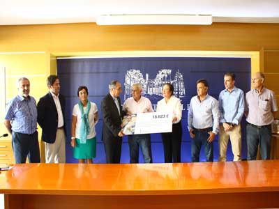 El partido homenaje a Jos Luque Palmero consigue recaudar, gracias a empresas y a ciudadanos, 16.623 euros para la lucha contra el cncer