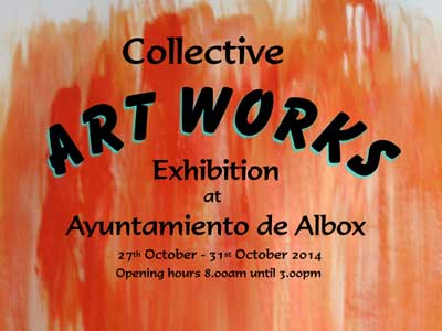 Noticia de Almera 24h: El Patio de Luces del Ayuntamiento de Albox alberga la exposicin de la Escuela de Pintura 'Art Work