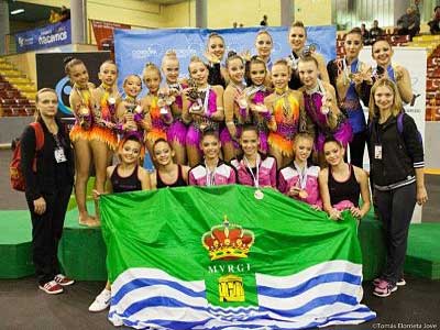 El Club Gimnasia Rtmica El Ejido campen en el Campeonato de Andaluca