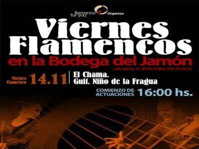 Noticia de Almera 24h: Jos el Chama  en los viernes flamencos de la Bodega del Jamn