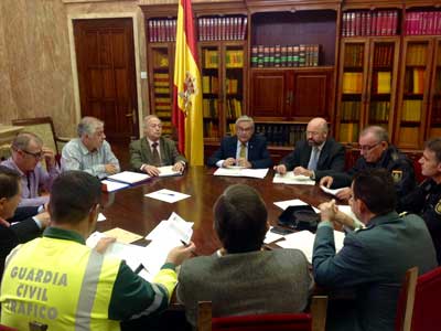Reunin de coordinacin del Plan de Vialidad invernal en las carreteras del Estado en la provincia de Almera