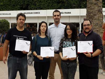 Noticia de Almera 24h: Estefana lvarez y Ana Rodrguez ganan el concurso de Microrrelatos Improvisados de la Feria del Libro