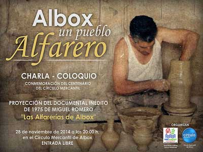 Noticia de Almera 24h: Charla-Coloquio Albox un pueblo alfarero