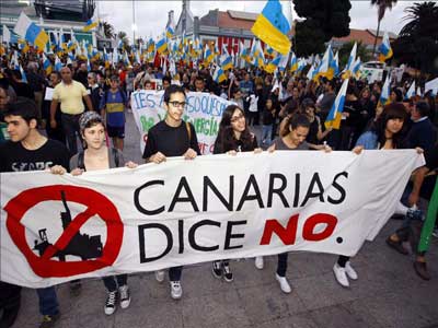 EQUO Almería se solidariza contra las prospecciones de Repsol en Canarias