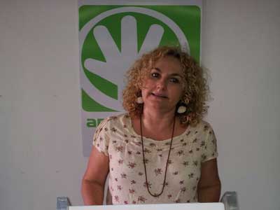 Noticia de Almería 24h: Carmen María (PA): “Con la Ley de Seguridad Ciudadana, el PP está cruzando la última linea roja”
