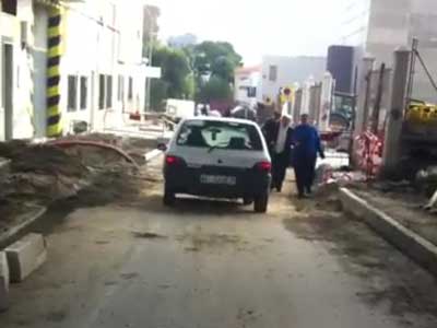 Noticia de Almera 24h: IU exige medidas de seguridad para peatones  en las obras de la calle Haza de Acosta