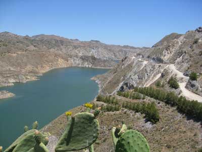 El pantano de Cuevas contiene 21,8 hectmetros cbicos de agua, un 14% menos que en noviembre de 2013