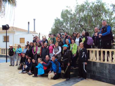 Noticia de Almería 24h: Partaloa recibe la visita de los senderistas del Programa Provincial de Diputación