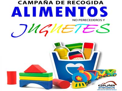 CAMPAA DE RECOGIDA DE ALIMENTOS Y JUGUETES