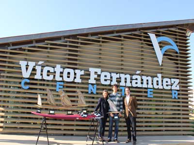 Encuentro entre el Alcalde y el Subcampen del Mundo de Windsurf 2014 en la modalidad Olas, Vctor Fernndez
