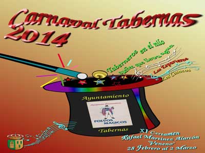 Abierta la convocatoria para el concurso del cartel Carnaval de Tabernas 2015