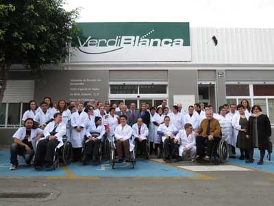 Alfredo Valdivia visita la Unidad de Da y se reune con el Equipo Directivo de Verdiblanca