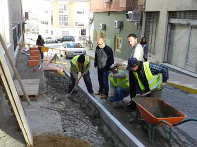 El Ayuntamiento mejora la accesibilidad de la calle Monjas