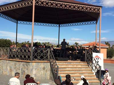 El Fandanguillo de Almera suena en el Parque del Andarax con la Banda Municipal