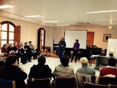 Las asociaciones de mujeres de la Alpujarra Almeriense participan en el taller Las sabias que hay en ti