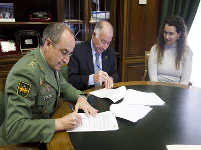 Diputacin y Fuerzas Armadas renuevan su compromiso para la prevencin de drogodependencias y adicciones