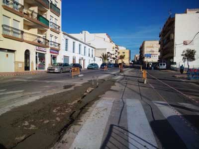 El Ayuntamiento de Albox comienza las obras de mejora y embellecimiento integral de la Avenida Lepanto