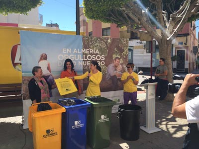 La campaa Orgullosos de reciclar llega a la provincia de Almera gracias a Ecoembes y al Consorcio del Sector II