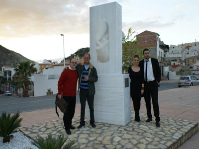 Inaugurada la escultura 'Transmutacin' que ya preside la entrada al pueblo de Zurgena