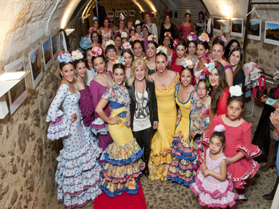 La Moda Flamenca de Carmen Vega visti el Castillo de San Andrs de Carboneras