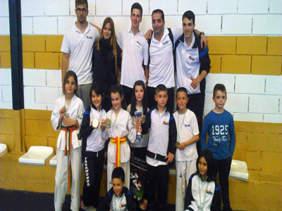 Seis medallas en el Campeonato Andaluz Escolar de taekwondo