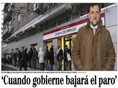 La herencia de Rajoy: salarios de miseria y paro