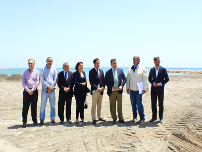 A punto de concluir los trabajos de Costas en la playa de Levante que dan solucin al problema de regresin de ese tramo del litoral