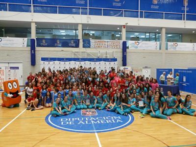 Las Ligas Educativas del Voleibol de la Diputacin se clausuran en el Pabelln Moiss Ruiz