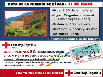 Cruz Roja recorrer la ruta de la minera de Bdar