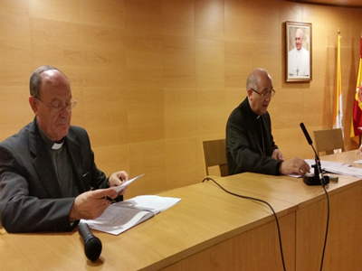 Mons. Gonzlez Montes present ante los medios la Encclica del Papa Francisco