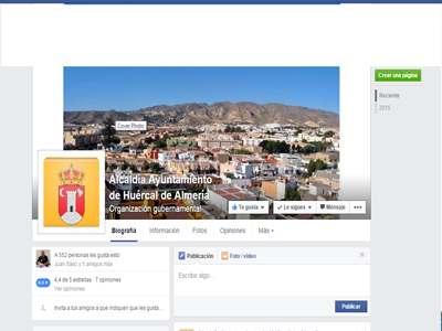 El alcalde de Hurcal de Almera, Ismael Torres, institucionaliza Facebook