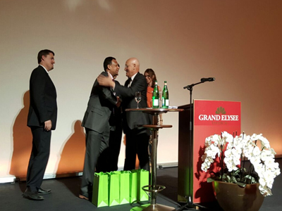 Alfonso Rojo, director de CEF-UAL, premio al mejor revisor en el Congreso Internacional de Empresa Familiar celebrado en Hamburgo