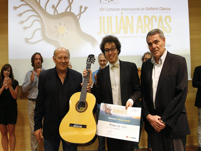 El XIV Certamen Internacional de Guitarra Clsica Julin Arcas proclama vencedor al italiano Andrea De Vitis