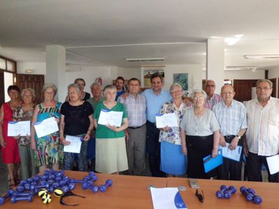 Diputacin clausura los talleres de envejecimiento activo de Beires, Ohanes y Almcita