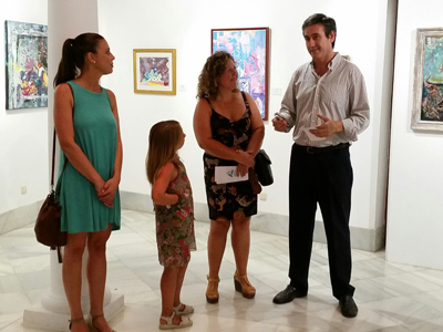 Inaugurada la exposicin 'Retrospectiva 1990-2015' de Mar Indalo