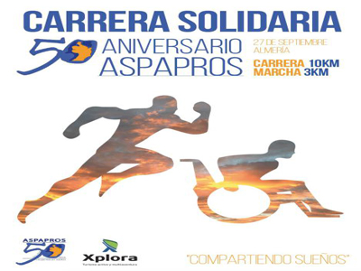 Aspapros celebra su 50 Aniversario con una Carrera Solidaria