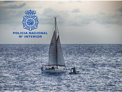 La Polica Nacional intercepta un velero rumbo a Galicia cargado con 600 kilos de cocana