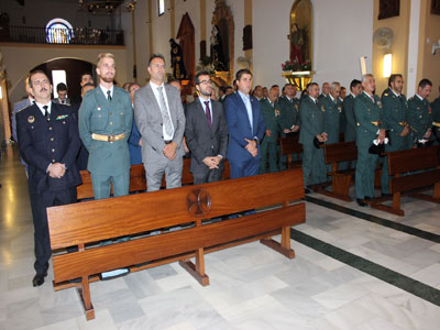 La corporacin del Ayuntamiento de Roquetas participa en la misa en honor de la Virgen del Pilar