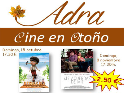 El Ayuntamiento de Adra pone en marcha el programa Cine de Otoo