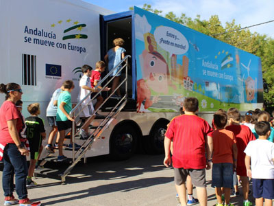 La ruta escolar Andaluca se mueve con Europa visita el prximo lunes el Parque de los Caballos de Vcar