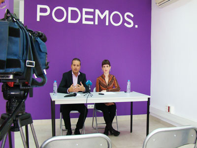 Luca Ayala inaugura la Oficina Parlamentaria de Podemos en Almera 