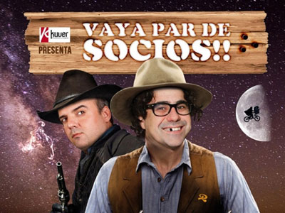 Paco Calavera y Pepe Cspedes se batirn este viernes en un divertido duelo de monlogos en Vaya par de socios
