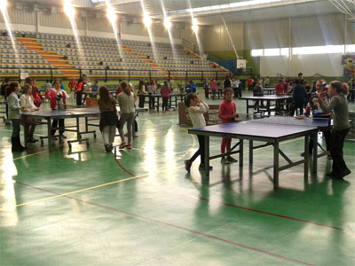 Hurcal de Almera acoge dos nuevos encuentros de promocin de tenis de mesa 