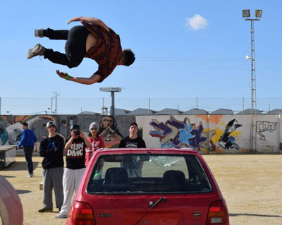 Skate, Parkour y Basket 3x3 se reparten las actividades matinales del Hip Hop Street Vcar 