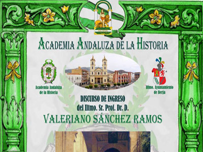 El virgitano Valeriano Snchez ser el primer almeriense en incorporarse a la Academia Andaluza de la Historia 