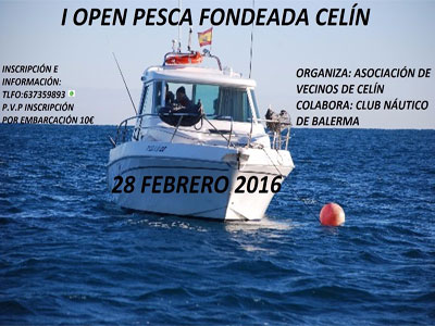 La asociacin de vecinos de Celin y el Club Nutico de Balerma celebrarn el I Open de Pesca Fondeada