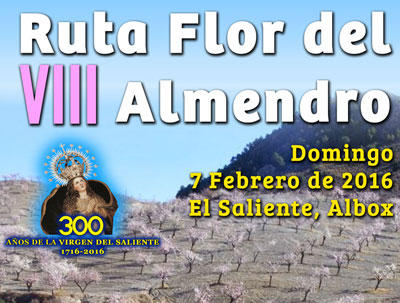 La VIII Ruta Flor de Almendro en Albox se celebrar este proximo Domingo dia 7 de Febrero