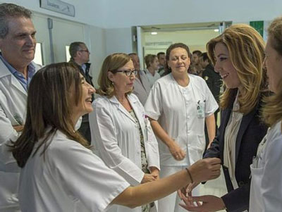 La presidenta de la Junta visita la ampliacin del centro de salud de Vera, que atiende a ms de 16.000 personas