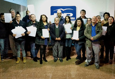 El PP de Adra recoge 2.500 firmas para exigir la supresin del Impuesto de Sucesiones en Andaluca