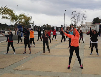 La coreografa para el FlashMob por Tu Salud se puede aprender a travs del Facebook del Ayuntamiento